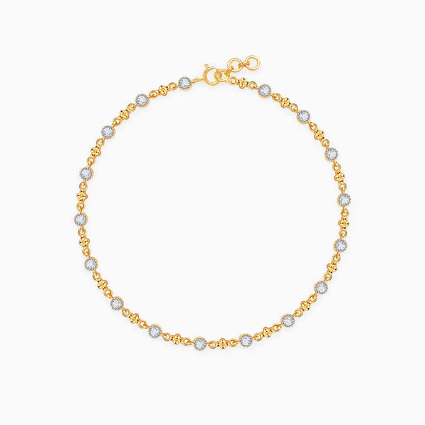 Celestial stone Bracelet in Luxe Gold Finish