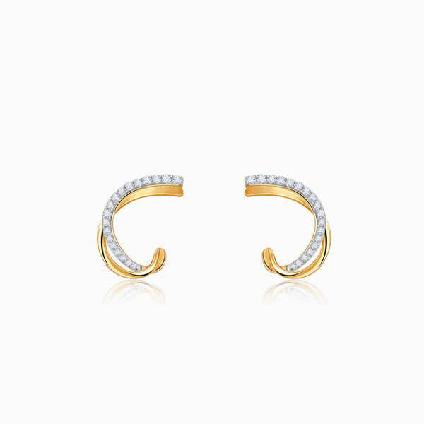 Pear Drop Motif ERRING in Polished Gold