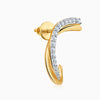 Pear Drop Motif ERRING in Polished Gold
