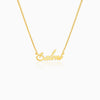 Personalized Golden Name Pendant