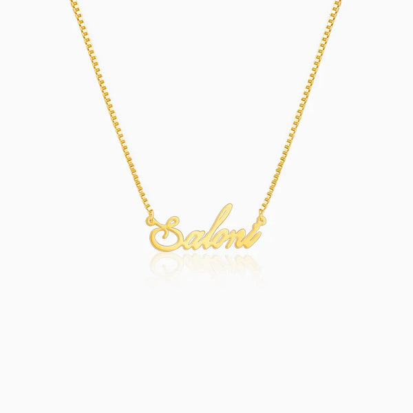Personalized Golden Name Pendant