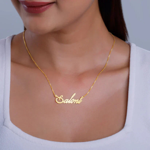 Personalized Golden Name Pendant
