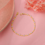 Celestial stone Bracelet in Luxe Gold Finish